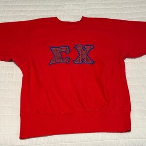 Sigma chi Champion Red Crewneck Sweater